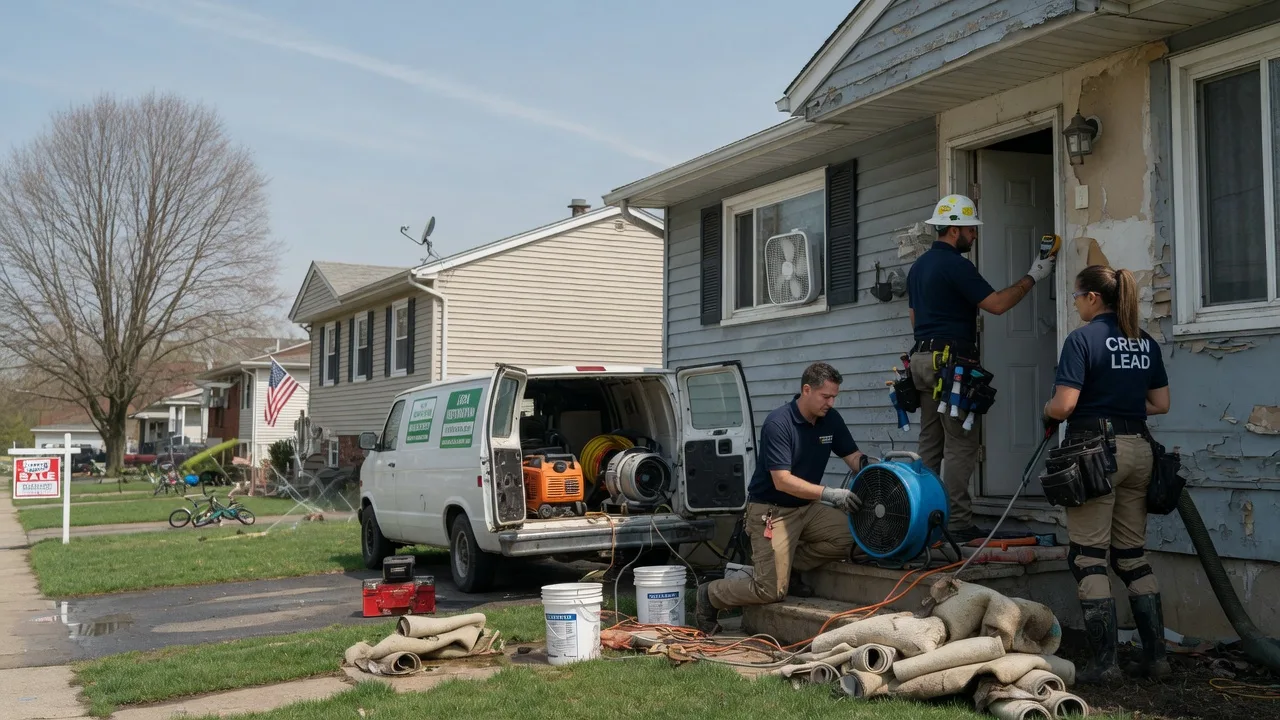 Flood Cleanup in Addieville, IL near me